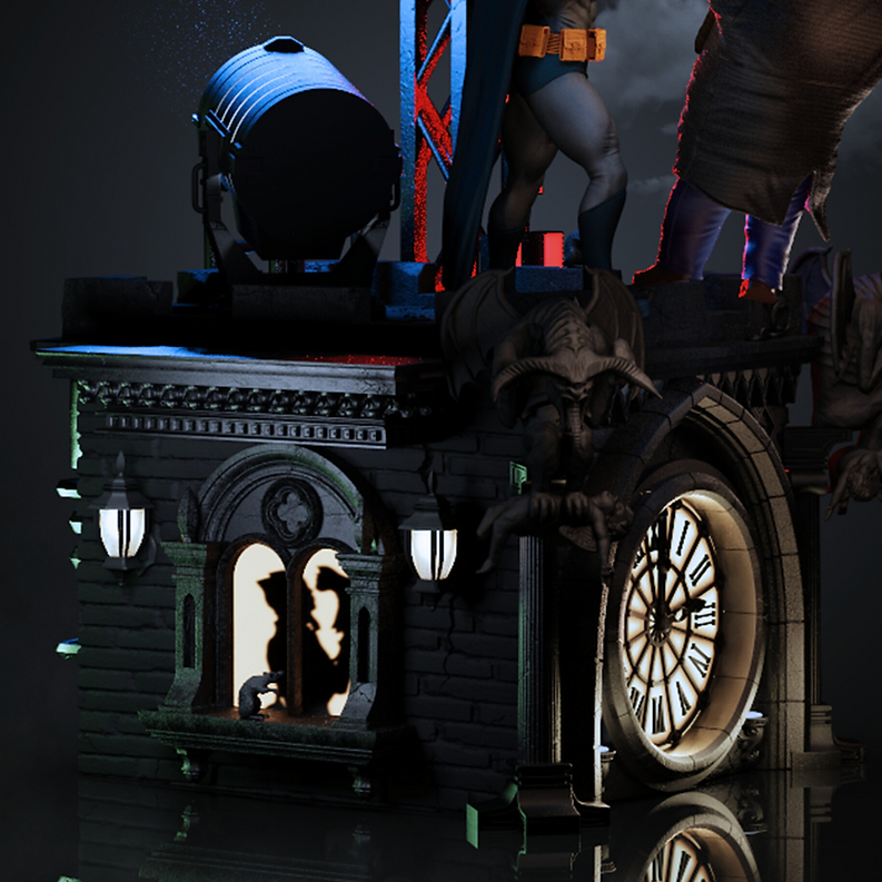 🦇Diorama of Batman vs. Penguin🐧