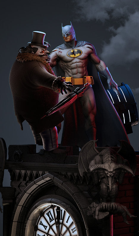 🦇Diorama of Batman vs. Penguin🐧